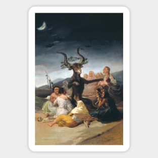 The Witches Sabbath By Francisco Goya | Satanic Art Magnet